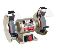 SIP Electric Bench Grinder 8" 230V 550W 2980RPM 200mm x 25mm Wheel, Coarse and Fine Grit Grinding Wheels with a Wire Wheel Included