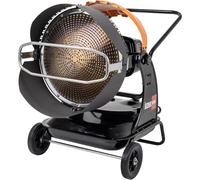 SIP FIREBALL 1822 Infrared Heater, Diesel/Paraffin, 230V 13A, 35.2kW / 120,000 BTU/hr, 40L Fuel Tank
