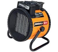 SIP Fireball Fan Heater Turbofan 2000 Powerful Compact Garage Workshop 2kW 3 Set