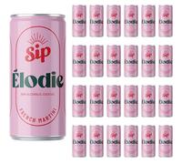 Sip French Martini Alcohol Free Cocktail Cans 24 Pack | Bar-Quality Mocktails Ready to Drink Made with Real Pineapple, Raspberry & Lime | No Added Sugar & Natural Ingredients | Female Founded UK Brand