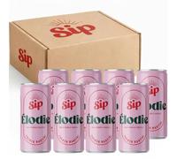 Sip French Martini Alcohol Free Cocktail Cans 8 Pack | Bar-Quality Mocktails Ready to Drink Made with Real Pineapple, Raspberry & Lime | No Added Sugar & Natural Ingredients | Female Founded UK Brand