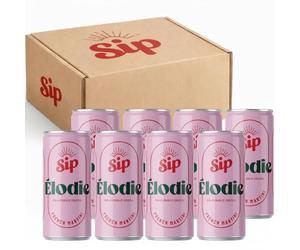 Sip French Martini Alcohol Free Cocktail Cans 8 Pack | Bar-Quality Mocktails Ready to Drink Made with Real Pineapple, Raspberry & Lime | No Added Sugar & Natural Ingredients | Female Founded UK Brand