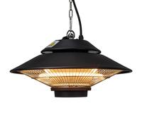 SIP Infrared Halogen Heater 230V 1.5kW Hanging Electric Patio Heater with Remote Control 5118 BTU/hr