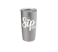 Sip Happens - Funny Wine Stainless Steel Insulated Tumbler