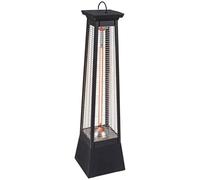 SIP Infrared Freestanding Pyramid Patio Heater 230V 2kW Electric Heater Carbon Fibre 6820 BTU/hr
