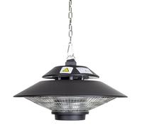 SIP Infrared Electric Halogen Heater with Remote Control & Hanging Chain 230V 1.5kW / 5118 BTU/hr