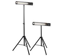 SIP Infrared Halogen Heater 230V 2kW Electric Patio Heater with Remote Control & Stand 6820 BTU/hr