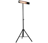 SIP Infrared Halogen Heater 230V 2kW Electric Patio Heater with Remote Control & Stand 6820 BTU/hr