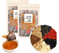 Sip into Nature with Every Cup of Ginseng Six Treasure Tea,Turmeric Kidney Tea Formula Ginseng Eight TreasuresTea,Natural Liver and Kidney Care Pure Chinese Herbal Medicine Five Treasures teas (2)