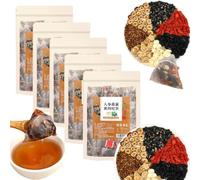 Sip into Nature with Every Cup of Ginseng Six Treasure Tea,Turmeric Kidney Tea Formula Ginseng Eight TreasuresTea,Natural Liver and Kidney Care Pure Chinese Herbal Medicine Five Treasures teas (5)