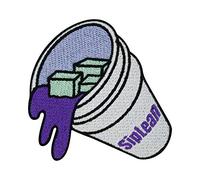 Sip Lean Codeine Double Cup with Ice Iron-On Patch | Iron on Patches, Patch, Embroidery Patch, Ironable Patch, Badges Finally Home