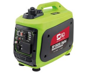 SIP MEDUSA ISG1101 Petrol Digital Inverter Generator 1.1kW Low Noise 58dB | Camping, Off-Grid, Motorhome, Site Use, Standby Power, Pure Sine Wave, 230V, 12V and 2x USB, 3.5hr Runtime, EURO V, 13.75kg