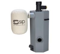SIP Metal Dust Extractor 750W Dust Collector Grinding Fettling 30 Micron | Linishing, Bench Grinders, Ferrous, Non-Ferrous, Stainless Steel, 1100m³/hr, 2x100mm Inlets, NVR Switch, Flame Retardant Bag