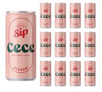 Sip Negroni Alcohol Free Cocktail Cans 12 Pack | Bar-Quality Mocktails Ready to Drink | Made with Real Fruit & Natural Botanicals | No Added Sugar & Natural Ingredients | Female Founded UK Brand