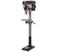 SIP Pro F20 Floor Pillar Drill Press 750W 12-Speed 25mm Capacity MT3 Taper | Workshop & Trade Use, Cast Iron Base, Geared Table Height, Tilt Scale, Depth Stop, Chuck Guard, NVR Switch, 58.5kg