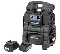 SIP QT Air Compressor Battery & Mains Oil-Free Direct Drive 18V-20V (DC) / 230V 5L 500W 9 Bar 2.8CFM Portable Compact