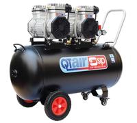 SIP QT Air Compressor Ultra Low Noise Oil-Free Direct Drive, 230V 100L 3hp 2.2kW 116psi 8 Bar 16CFM