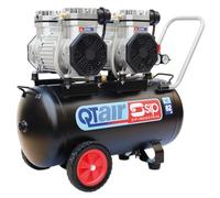 SIP QT Air Compressor Ultra Low Noise Oil-Free Direct Drive, 230V 50L 3hp 2.2kW 116psi 8 Bar 16CFM