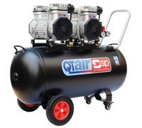 Sip Qt Air Dd 3Hp 100 Litre Ultra Low Noise Oil-Free Direct Drive Compressor - L47 X W96 X H73 Cm - Black