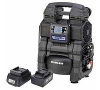 Sip Qt Battery & Mains Oilless Compressor - Stainless Steel - L25 X W34 X H45 Cm