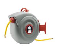 SIP Retractable Air Hose Reel 30m Wall Mounted Hose Reel 15.3mm Diameter 20Bar (300psi) Max Pressure