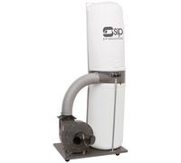 SIP Dust Collector 2HP Single Bag, 230V 1500W, 153L, 2500m³/h, 5µm, Twin Inlet, Multicolor