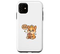 Sip Sip Hooray Corgi Boba Kawaii Dog Case for iPhone 11