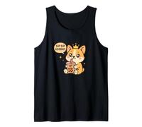 Sip Sip Hooray Corgi Boba Kawaii Dog Tank Top