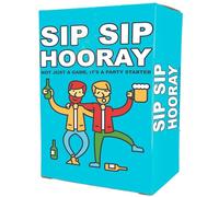 Sip Sip Hooray Drinking Card Game - Fun Party Game for Adults, Couples, and Friends - Perfect for Drinking Parties, College Gatherings, and Game Nights