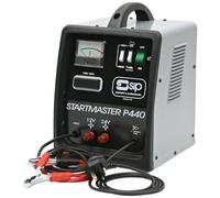 SIP STARTMASTER P440 Battery Starter Charger, Jump Starter 12V/24V 220A Max Boost, 2 Charge Rates