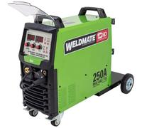 SIP WELDMATE® PRO MIG Welder 230V 250A 3-in-1 MIG/ARC/TIG Synergic Compact Inverter Welding Machine