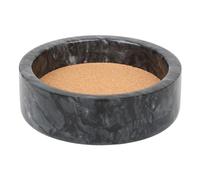 SIPARUI Marble Wine Bottle Coaster with Absorbent Cork Spacer for Wine Champagne Bottle Coaster Jewelry Organizer (White)