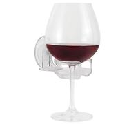 SipCaddy Shower Portable Cupholder Caddy For Beer & Wine Suction Cup Drink Holder Clear