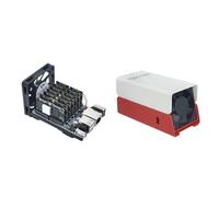 Sipeed NanoCluster Ultra Mini Computing Cluster Board, 7X SOM Slots RISC-V Gigabit Switch USB-C PD PoE, Compatible with LM3H/M4N / Raspberry Pi CM4/CM5 for HomeLab Edge Computing (7X LM3H Kit)