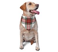 Sipeigyd Pet Triangle Scarf, Christmas Plaid Check Tartan pet cat and Dog Scarf, Pet Clothing Accessories, Plaid Pet Scarf, for Small to Large Dogs Cats