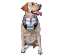 Sipeigyd Pet Triangle Scarf, Gordon Dress Tartan Plaid pet cat and Dog Scarf, Pet Clothing Accessories, Plaid Pet Scarf, for Small to Large Dogs Cats