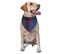 Sipeigyd Pet Triangle Scarf, Scottish Clan Home Hume Tartan Plaid pet cat and Dog Scarf, Pet Clothing Accessories, Plaid Pet Scarf, for Small to Large Dogs Cats