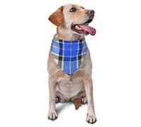 Sipeigyd Pet Triangle Scarf, Taste of Scotland Clan Hannay Tartan Plaid pet cat and Dog Scarf, Pet Clothing Accessories, Plaid Pet Scarf, for Small to Large Dogs Cats