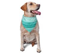 Sipeigyd Teal Turquoise Dog Bandanas,Dog Bandanas Scarf Triangle Bibs Kerchief Flannel Thicken Cotton Bandana for Small Medium Large Dogs and Cats