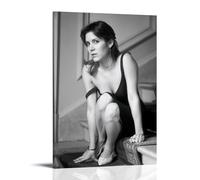 sipfsi Carrie Fisher Actor Art Poster Picture Print Canvas Wall Paint Arts Decor Modern Home Artworks Idea 12x18inch(30x45cm)