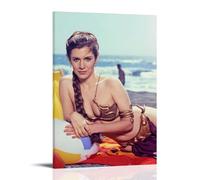 sipfsi Carrie Fisher Actor Collector Poster Cool Artworks Painting Wall Art Canvas Prints Hanging Picture Home Decors Idea 12x18inch(30x45cm)