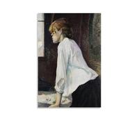 sipfsi Henri De Toulouse-Lautrec Masterpieces(The Laundress) Interior Upgrades Poster Painting On Canvas Wall Art Scroll Picture Print Living Room Walls Decor Homes 16x24inch(40x60cm)
