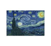 sipfsi Vincent Van Gogh Masterpieces(The Starry Night) Interior Upgrades Poster Artworks Canvas Room Aesthetic Wall Art Prints Home Modern Decor 08x12inch(20x30cm)