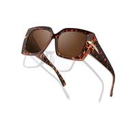 SIPHEW Fit Over Sunglasses Womens Polarised, Wear Over Glasses Sunglasses Ladies Sun Spectacles for Driving Walking Sport UV400 Protection