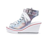siphly Women's Trainers, 24 silver, 8.5 UK