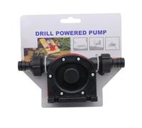 Siphon Attachment on Compact Drill Powered Pump for Swift Water Evacuation