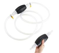 Siphon Pump Kit - 2m Syphon Pump Kit for Transferring Water, Fuel, Diesel & Oil - Portable Hand Siphon with Hose for Cars, Fish Tanks, Boats and Petrol Extraction