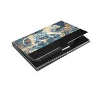 siphylline Art Animal Slim card holder for business card with Leather and Stainless Steel card holder modern for Women or Men