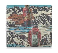 siphylline Brave Climbers Surrealism Leather Car Registration and Insurance Card Holder Essential Wallet Case for Driver Auto Owners Trailer Motorcycle Boat, Brave climbers surrealism, One Size