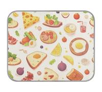 siphylline Cartoon Breakfast Food Summer Cooling Pads or mats Self Cooling Cold mat for Chicken Cozy Sleeping Waterproof cama Fria para perro S